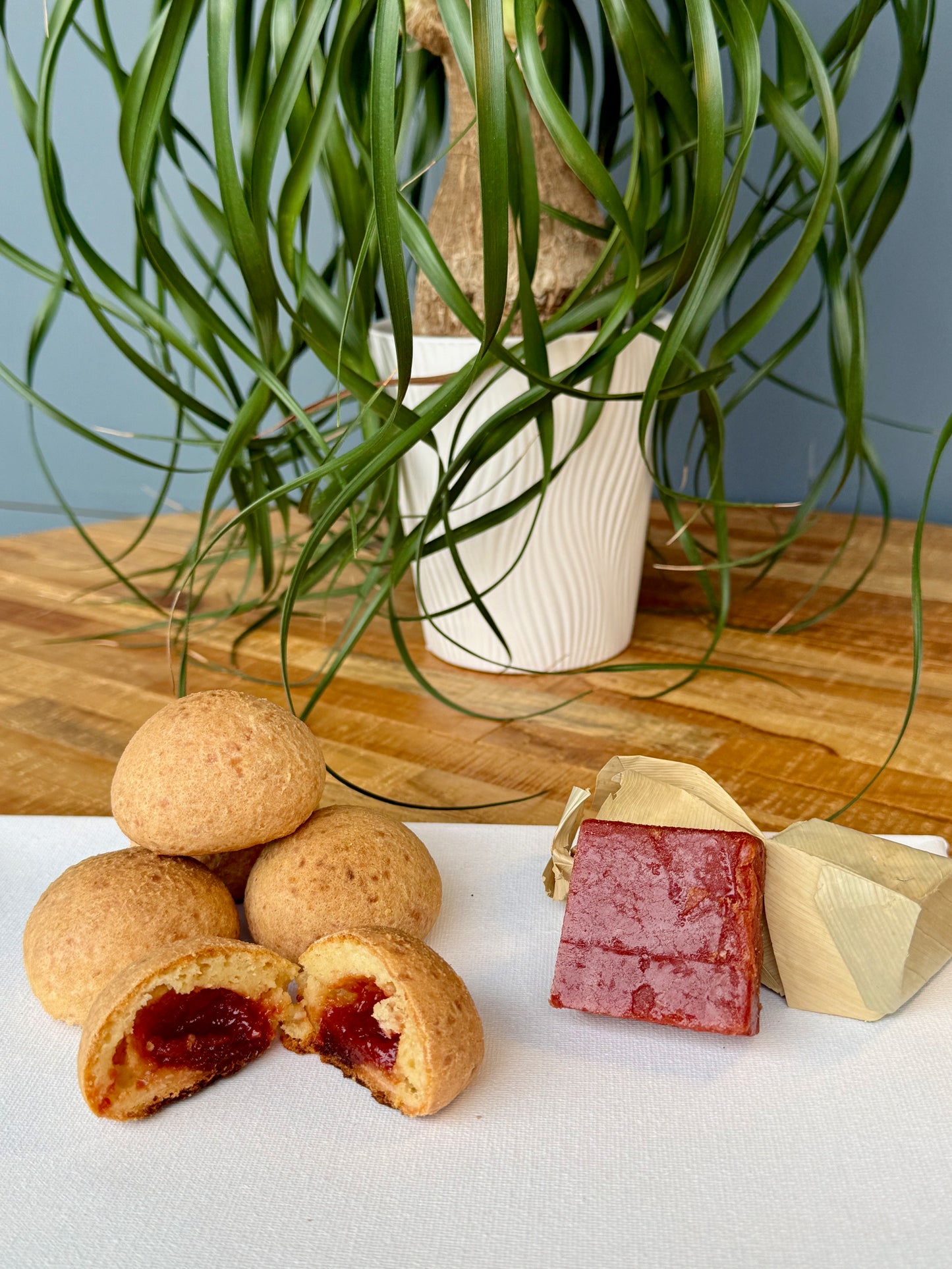 Sweet Pandebono Duo (Wafflebono and Guava)